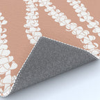 Puakenikeni single lei art on Coral Dust Rug Gallery Image 4