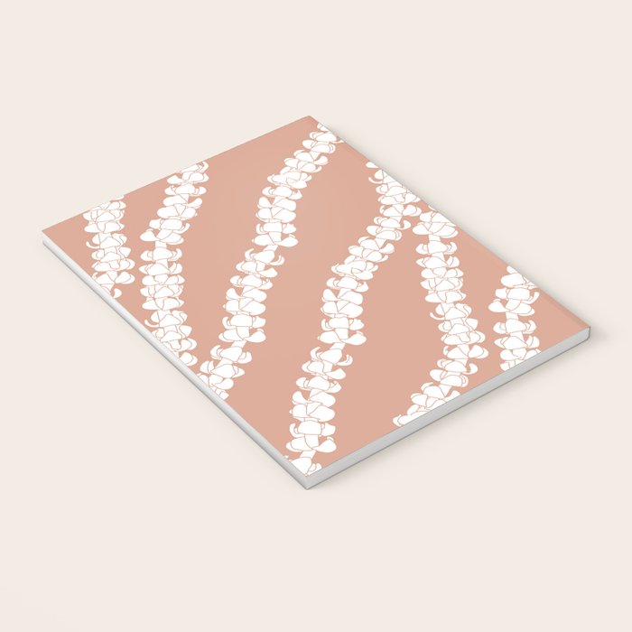 Puakenikeni single lei art on Coral Dust Notebook Gallery Image 3