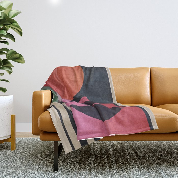 Geometric Abstraction 54 Throw Blanket Gallery Image 1