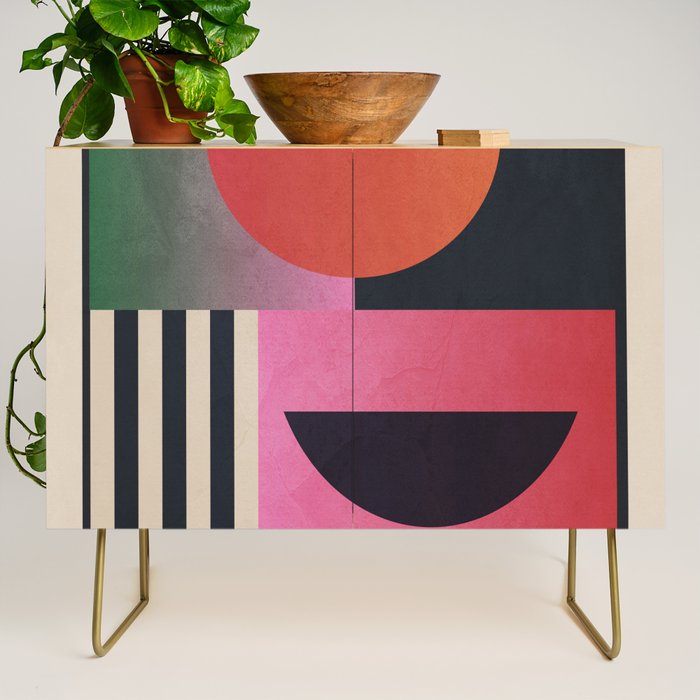 Geometric Abstraction 54 Credenza Gallery Image 1