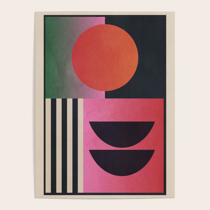 Geometric Abstraction 54 Poster Gallery Image 1