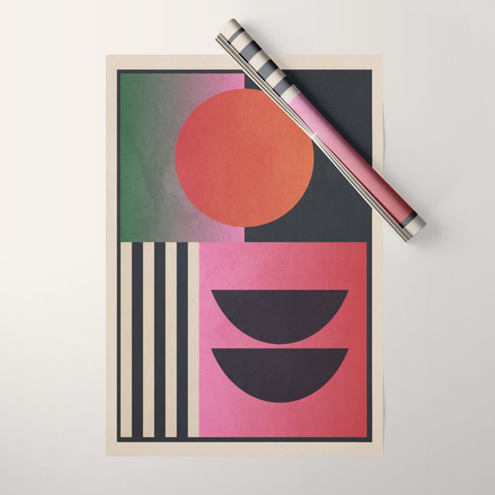 Geometric Abstraction 54 Wrapping Paper Gallery Image 1