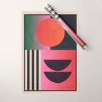 Geometric Abstraction 54 Wrapping Paper Gallery Image 1