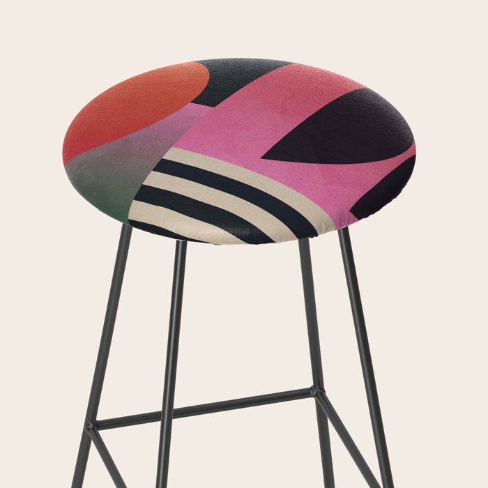 Geometric Abstraction 54 Stool Gallery Image 2