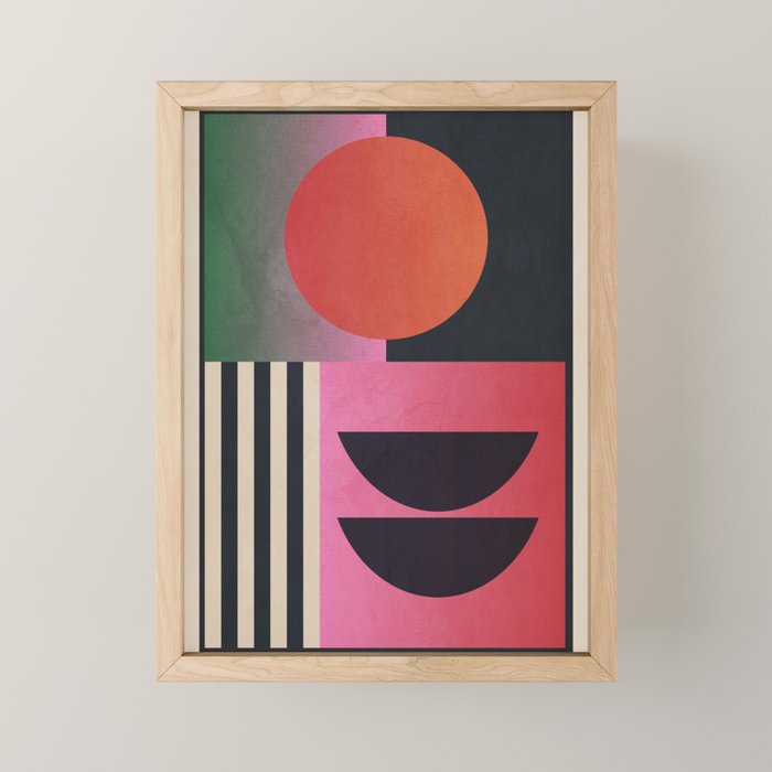 Geometric Abstraction 54 Mini Art Print Gallery Image 1