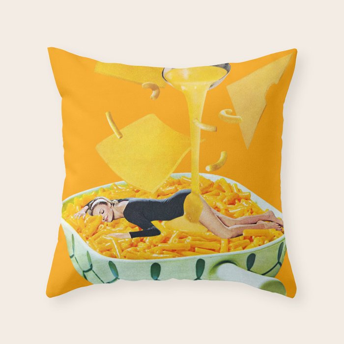 Cheese Dreams Throw Pillow Gallery Image 1