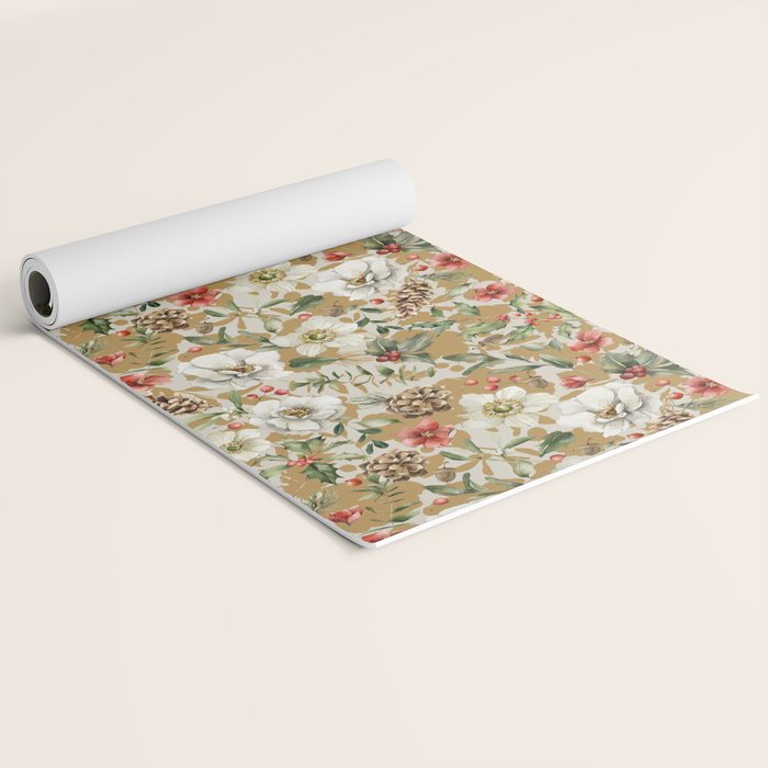 Winter flowers WP1 Yoga Mat Gallery Image 2