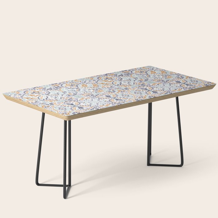 Artistic Floral Motif Medley Coffee Table Gallery Image 1