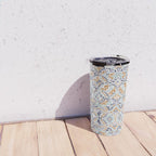 Artistic Floral Motif Medley Travel Mug Gallery Image 4