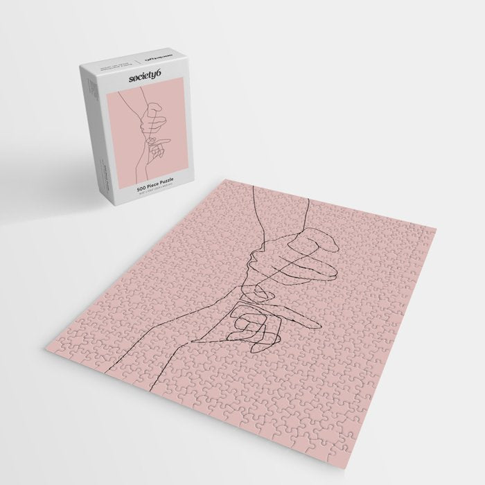 Blush Pinky Jigsaw Puzzle Gallery Image 2