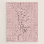 Blush Pinky Jigsaw Puzzle Gallery Image 1