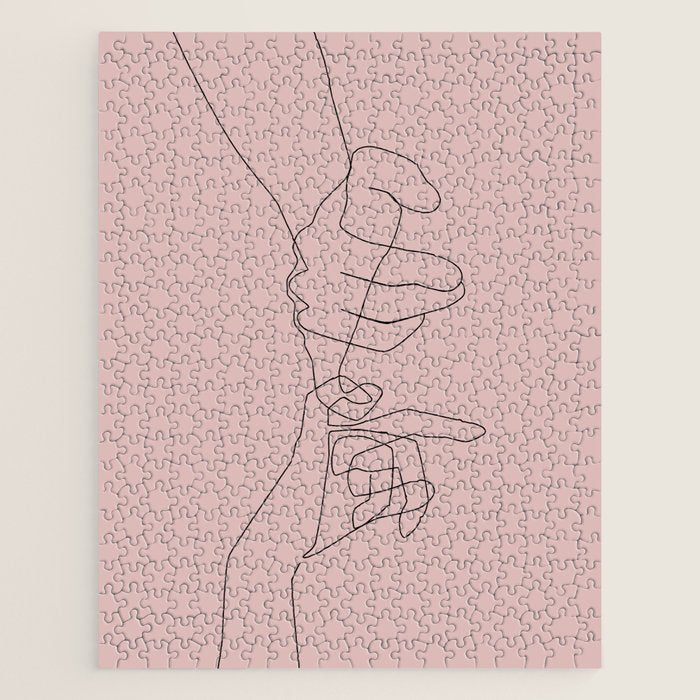 Blush Pinky Jigsaw Puzzle Gallery Image 1
