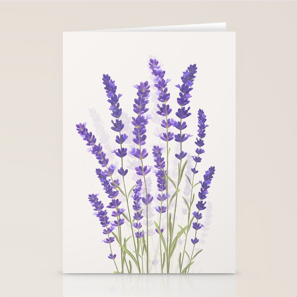 Lavender II Stationery Card Gallery Image 2