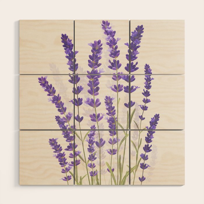 Lavender II Wood Wall Art Gallery Image 1