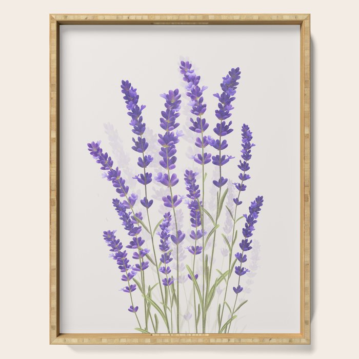 Lavender II Serving Tray Gallery Image 1