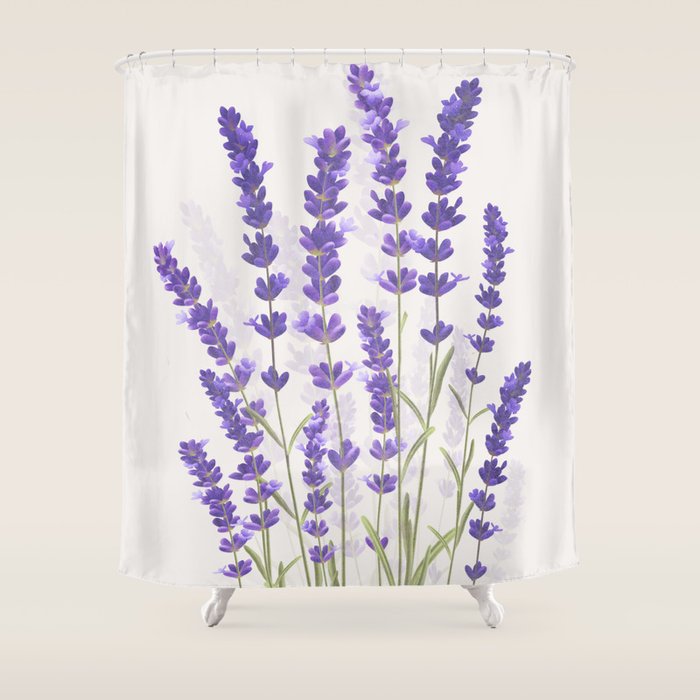 Lavender II Shower Curtain Gallery Image 1