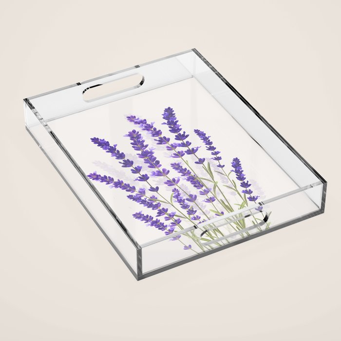 Lavender II Acrylic Tray Gallery Image 1