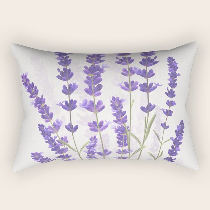 Lavender II Rectangular Pillow Gallery Image 2