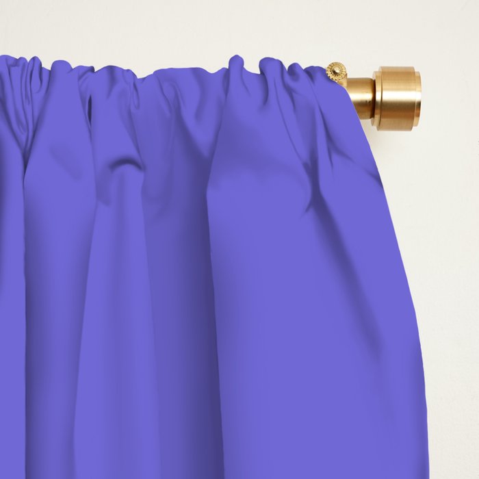 Hello Spring! Baby Green Retro Plants on Summer Purple Lilac #decor #society6 #buyart Window Curtain Gallery Image 2