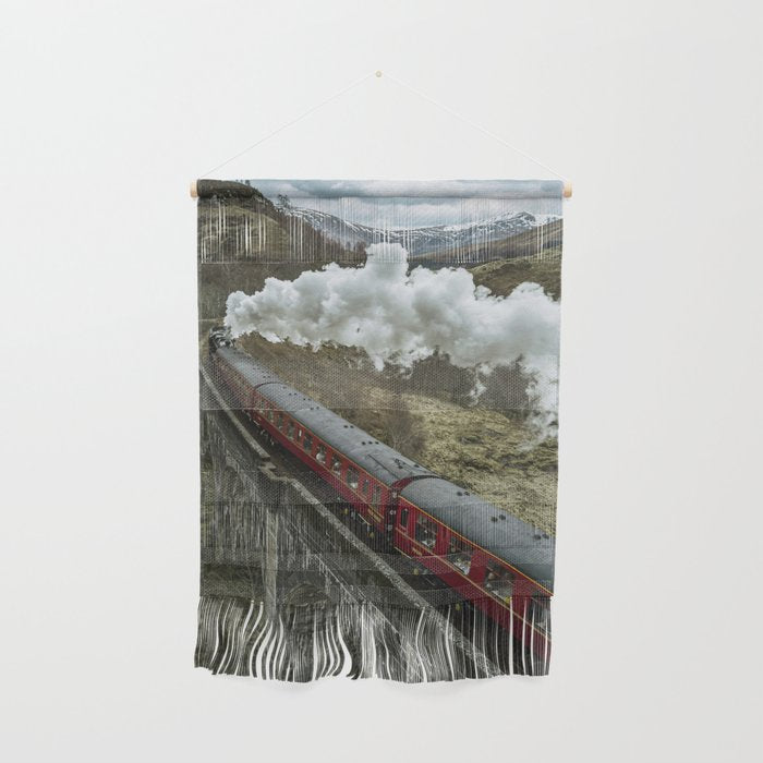 A Magical Train Journey Through The Scottish Highlands Wall Hanging Gallery Image 1