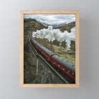 A Magical Train Journey Through The Scottish Highlands Mini Art Print Gallery Image 1