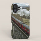 A Magical Train Journey Through The Scottish Highlands iPhone Case Gallery Image 1