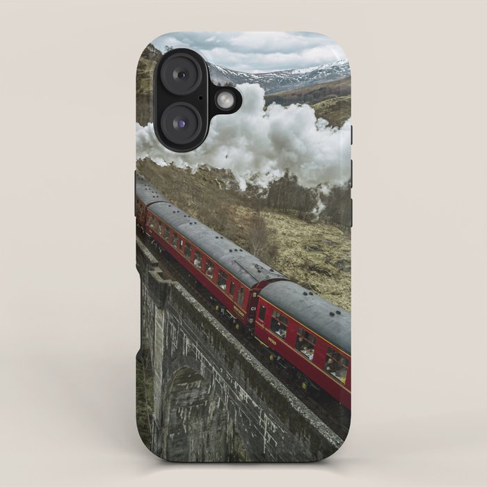 A Magical Train Journey Through The Scottish Highlands iPhone Case Gallery Image 1