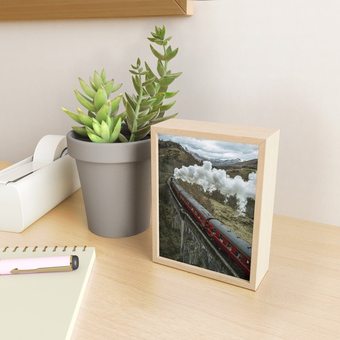 A Magical Train Journey Through The Scottish Highlands Mini Art Print Gallery Image 2