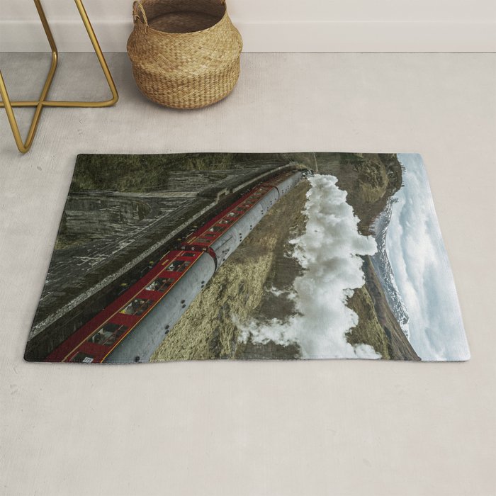 A Magical Train Journey Through The Scottish Highlands Rug Gallery Image 1