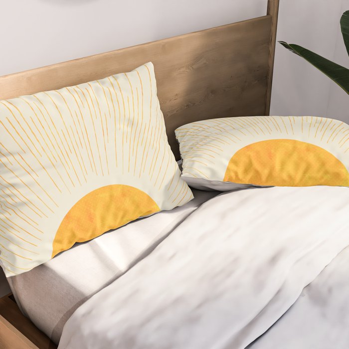 Boho Sunrise  Pillow Sham Gallery Image 2