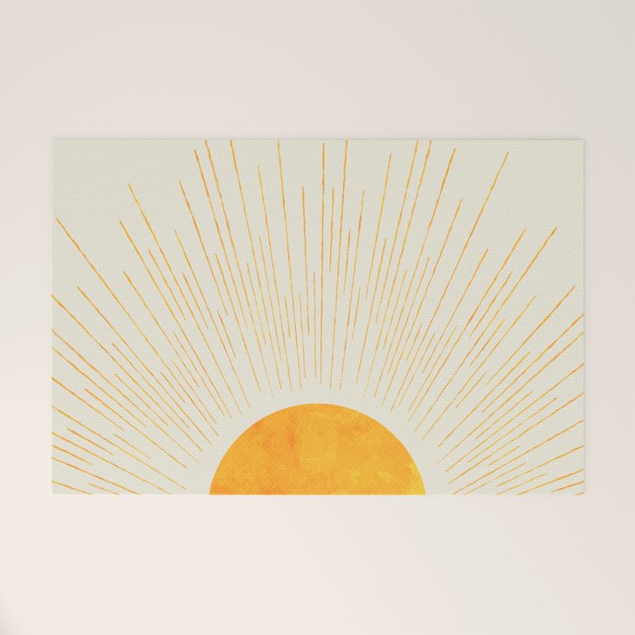 Boho Sunrise  Welcome Mat Gallery Image 1