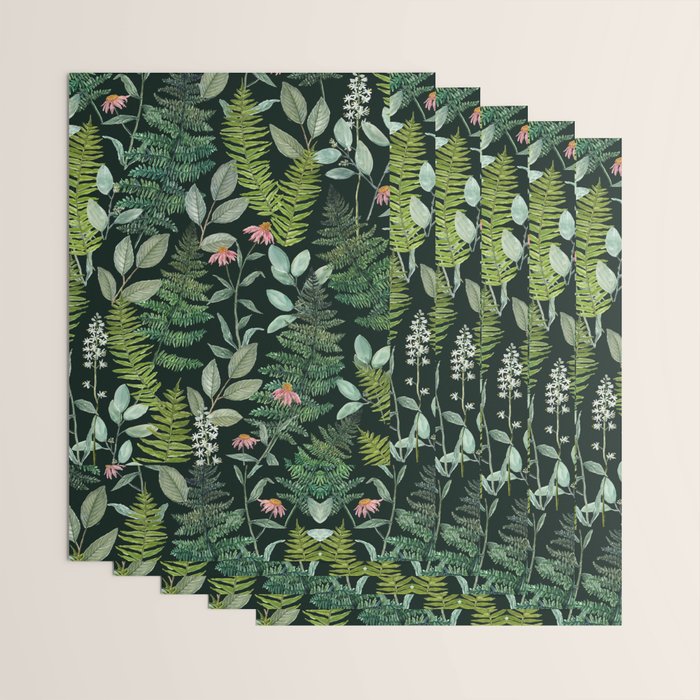 Pacific Northwest Plants Wrapping Paper Gallery Image 3