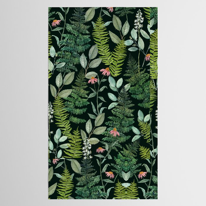 Pacific Northwest Plants Tablecloth Gallery Image 2