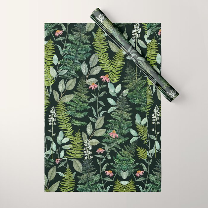 Pacific Northwest Plants Wrapping Paper
