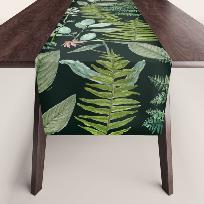 Pacific Northwest Plants Table Runner Gallery Image 1