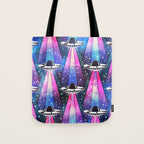 Cosmic UFO Tote Bag Gallery Image 1