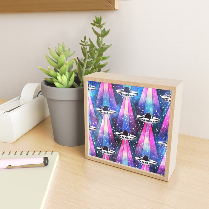 Cosmic UFO Mini Art Print Gallery Image 2