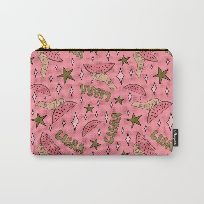 Libra Watermelon Print Carry All Pouch Gallery Image 1
