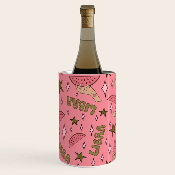 Libra Watermelon Print Wine Chiller Gallery Image 1