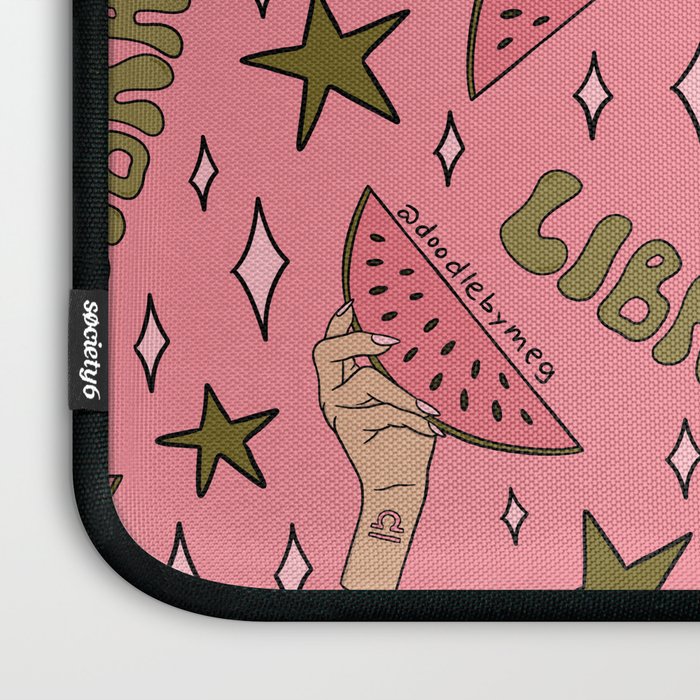 Libra Watermelon Print Laptop Sleeve Gallery Image 3