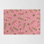 Libra Watermelon Print Rug Gallery Image 2