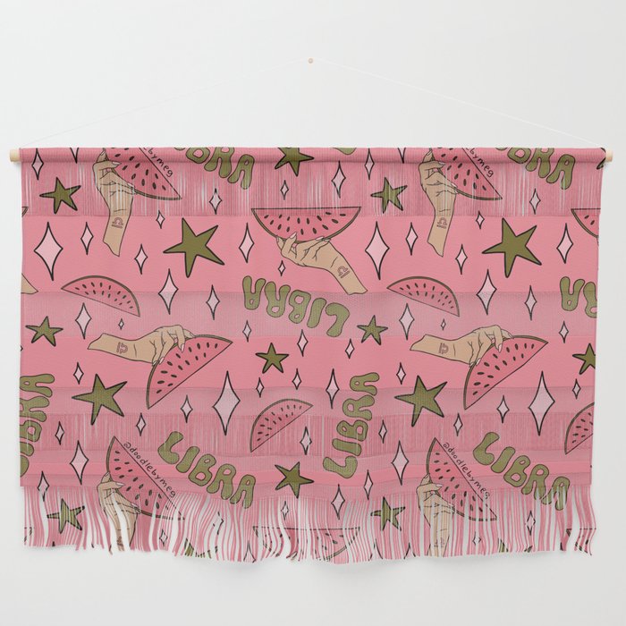 Libra Watermelon Print Wall Hanging Gallery Image 1