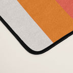 Retro Pink and Orange 70s Abstract Desk Mat Gallery Image 4