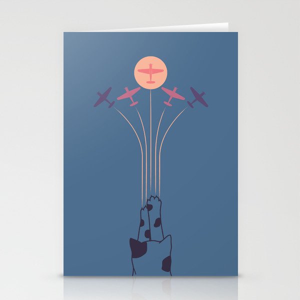 Cat Landscape 19 Stationery Card Gallery Image 2