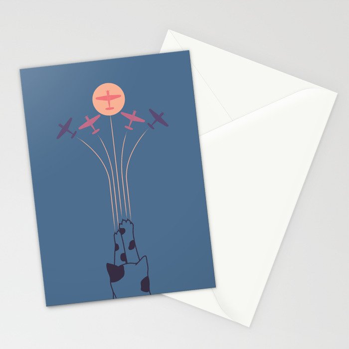 Cat Landscape 19 Stationery Card Gallery Image 2