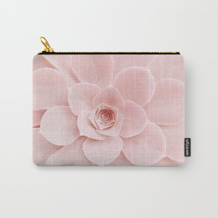 Blush Succulent Carry All Pouch Gallery Image 1