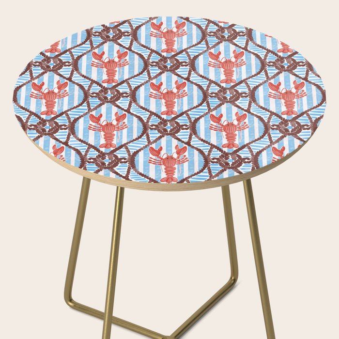 Coastal Lobster Elegance Side Table Gallery Image 2