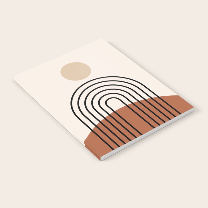 Abstraction_SUN_LINE_BOHEMIAN_LANDSCAPE_POP_ART_1129B Notebook Gallery Image 2