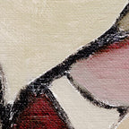 Abstract Oil Painting Maroon Mauve Taupe 2c34 Coffee Mug Gallery Image 2