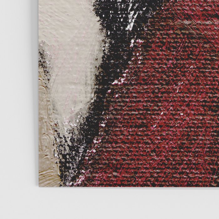 Abstract Oil Painting Maroon Mauve Taupe 2c34 Poster Gallery Image 3